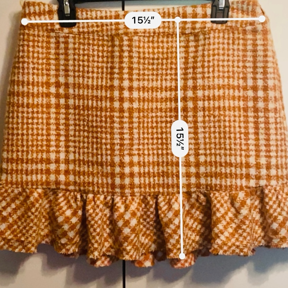 Chic Naked Zebra Tweed Skirt - Picture 2 of 3